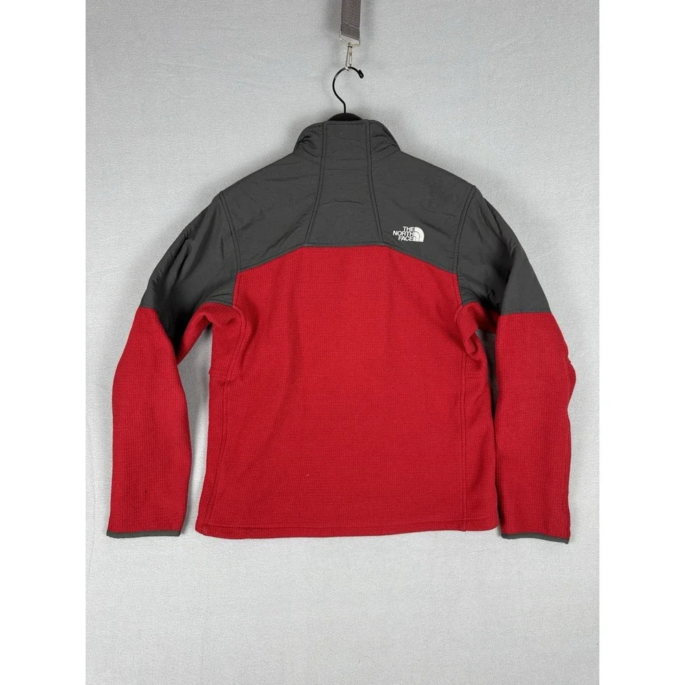 The North Face Grid Fleece Jacket Full Zip Mens Medium Tech Two Tone Utility